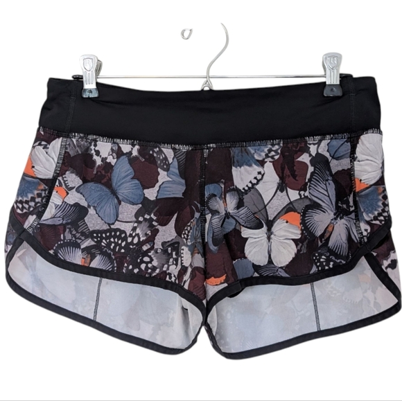 Lululemon Run: Speed Short 4-way Stretch Biggie So Fly Butterfly Pizzaz Multi 6 - Picture 2 of 14